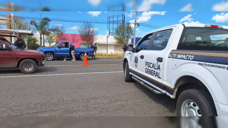 Tras golpe de Fiscalía a robacoches, balean a agentes en Morelia, Michoacán  
