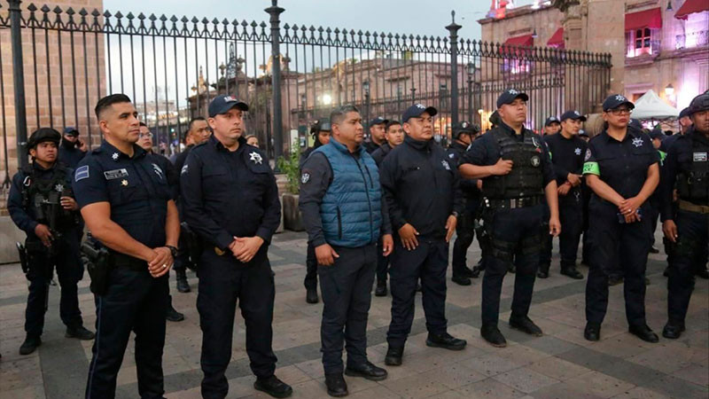 Fortalece la Guardia Civil el Blindaje Morelia 