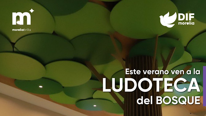 La Ludoteca del Bosque Cuauhtémoc abre sus puertas para los más pequeños este verano 