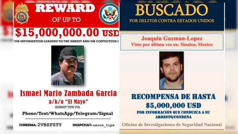 Ismael Zambada y Joaquín Guzmán López tendrán audiencia inicial en próximos días: fiscal general de EEUU 