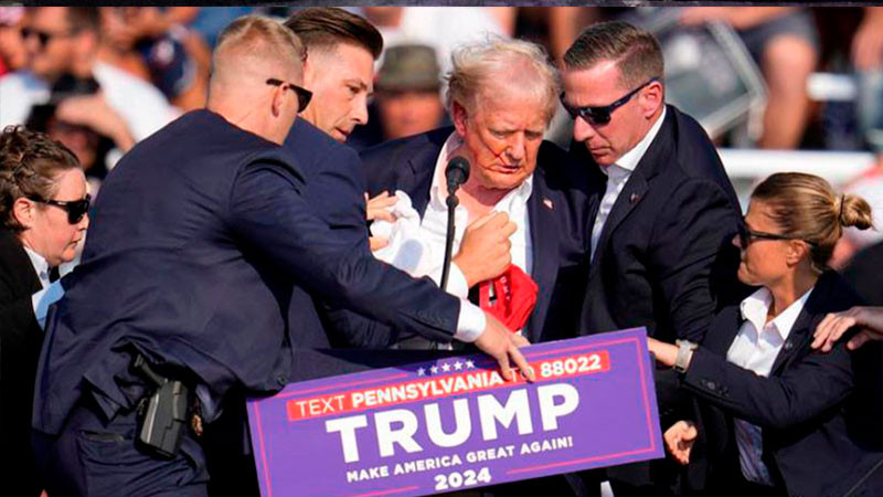 FBI confirma que Trump si fue herido por una bala  