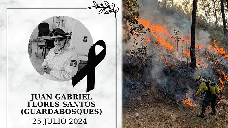 Juan Gabriel Flores, brigadista municipal de Uruapan, muere durante ataque armado 