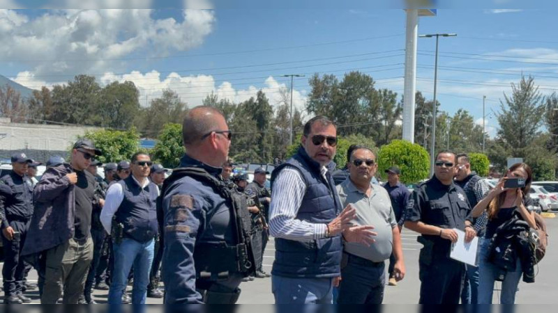Despliegan refuerzo al operativo Blindaje Morelia 