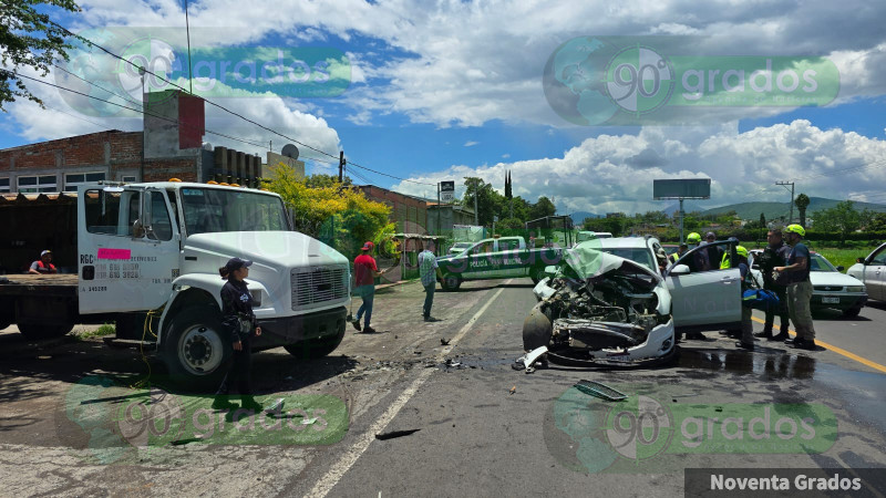 Choque en Zamora, Michoacán, deja un herido 
