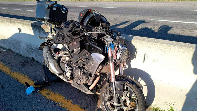 Motociclista queda herido tras ser arrollado por un vehículo en Tarimoro