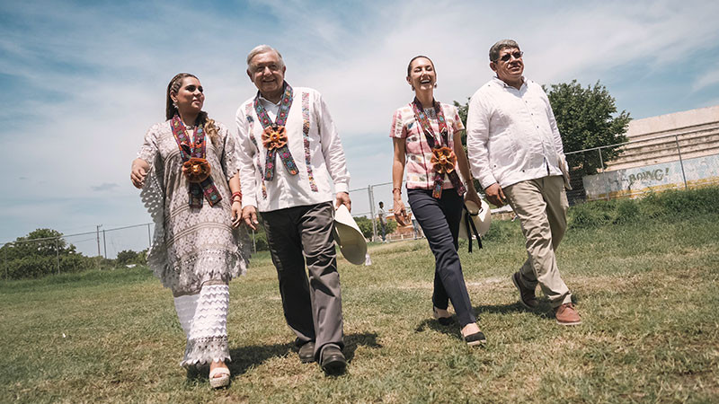 Vamos a seguir construyendo caminos artesanales para comunicar a guerrero: Claudia Sheinbaum 
