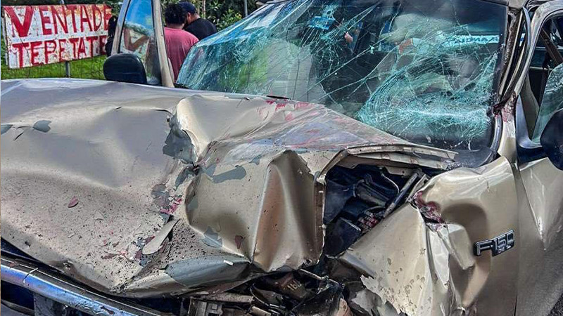 Aparatoso accidente en la 540, dejó a tres personas heridas  