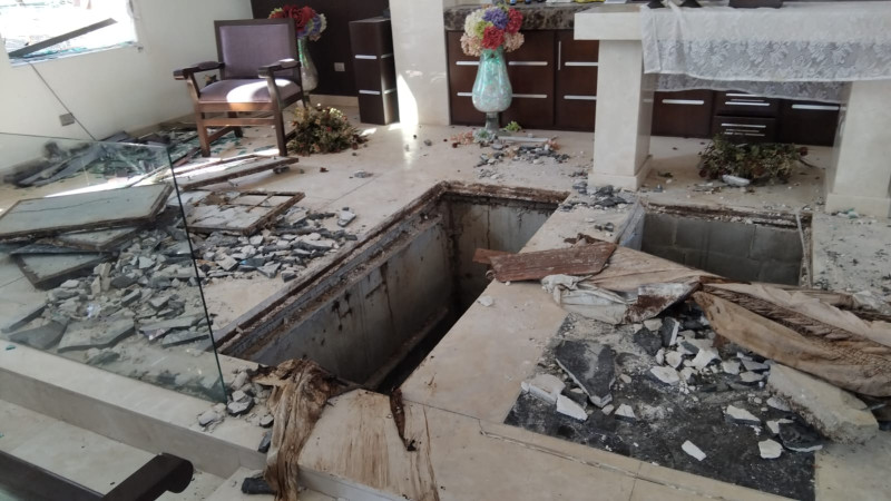 Vandalizan y saquean mausoleo de los Dámaso, líderes del Cártel de Sinaloa: Roban cuerpos de padre y hermano de capo  