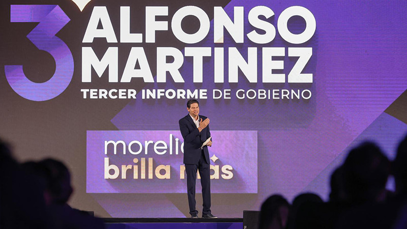 Espectacular Tercer Informe de Gobierno de Alfonso Martínez 