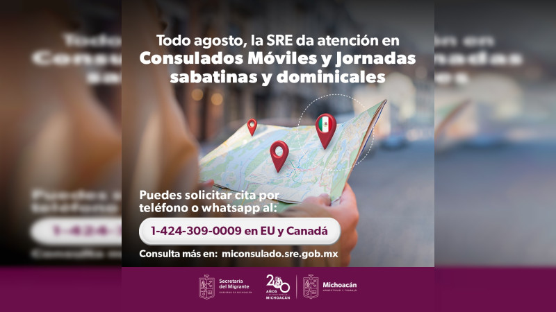 Se brinda atención a paisanos en consulados móviles   