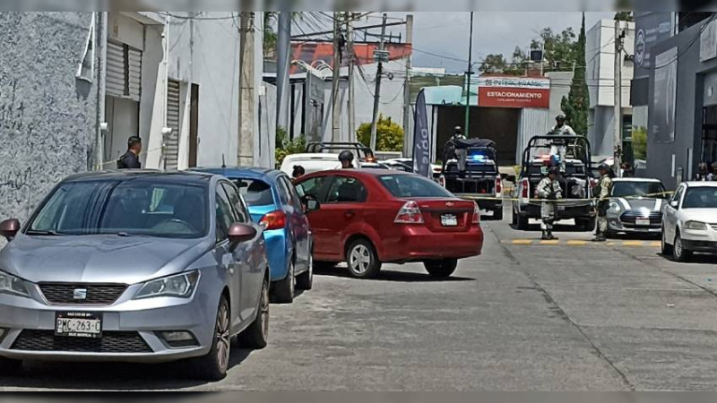 Hieren a balazos a hombre en Morelia, Michoacán 