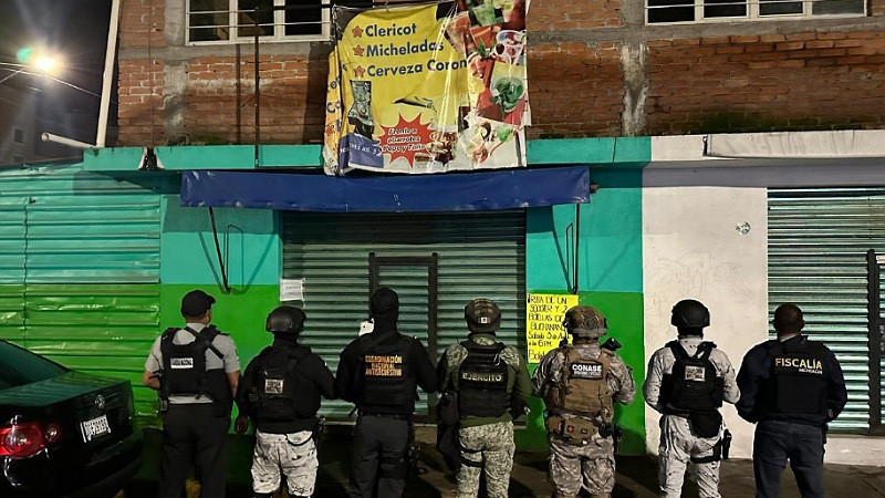 Aseguran máquinas tragamonedas y sustancia ilícita en Villas del Pedregal, de Morelia, Michoacán  