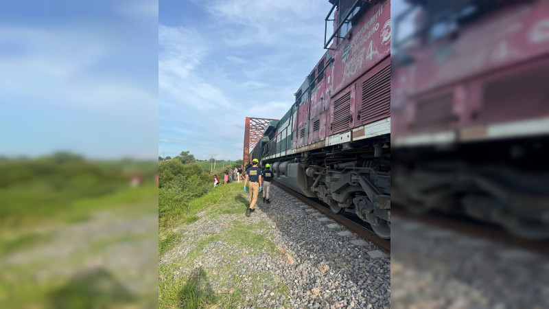 Muere mujer al ser arrollada por el tren en La Piedad, Michoacán  