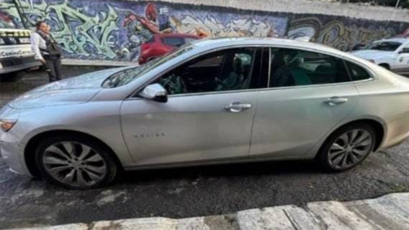 Detienen en Morelia, Michoacán a sujeto con auto robado 
