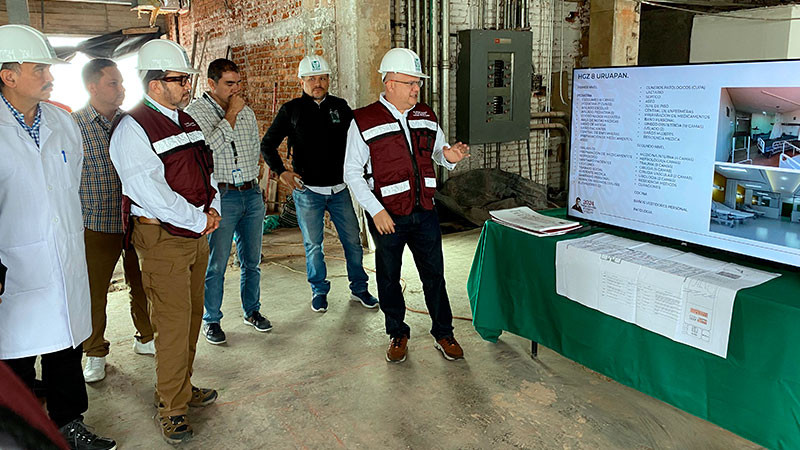 Remodela IMSS Michoacán áreas del hospital general de Uruapan 