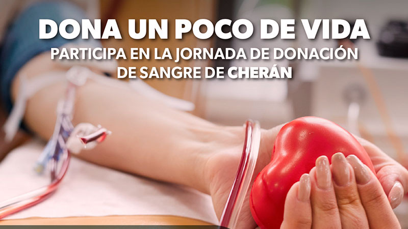 Invita sector salud a colecta de sangre en Cherán este viernes 9 de agosto  