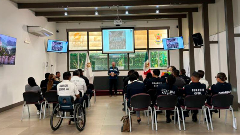 Capacita la CEDH Michoacán a personal de la Secretaría de Seguridad Pública  