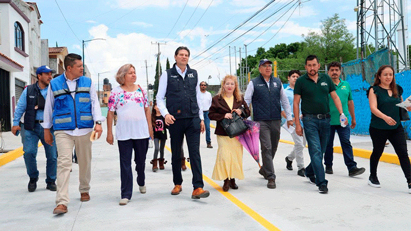 Morelianos reconocen rapidez y calidad en obras de Alfonso Martínez 