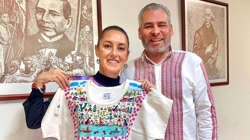 Sheinbaum apoya la construcción del teleférico de Uruapan 