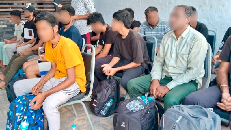 Rescatan a 18 migrantes en Monterrey, Nuevo León 