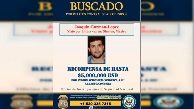 Entrega de Joaquín Guzmán López fue en beneficio de Ovidio Guzmán: SSPC 