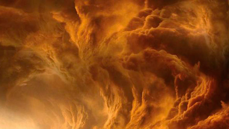 Reportan apagones en Mexicali por tormenta de arena 