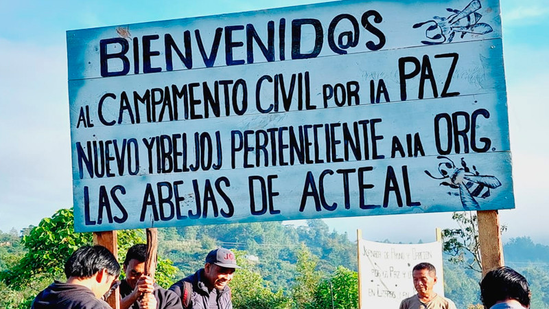 Pobladores de Chiapas exigen paz en el estado ante violencia por delincuencia organizada 