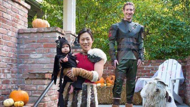Mark Zuckerberg y familia así celebraron Halloween  