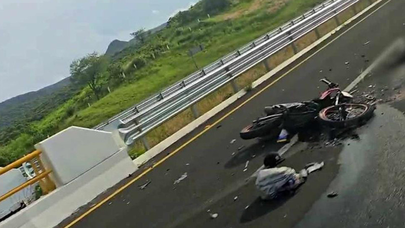 Dos jóvenes pierden la vida en accidente de moto en la de Occidente 