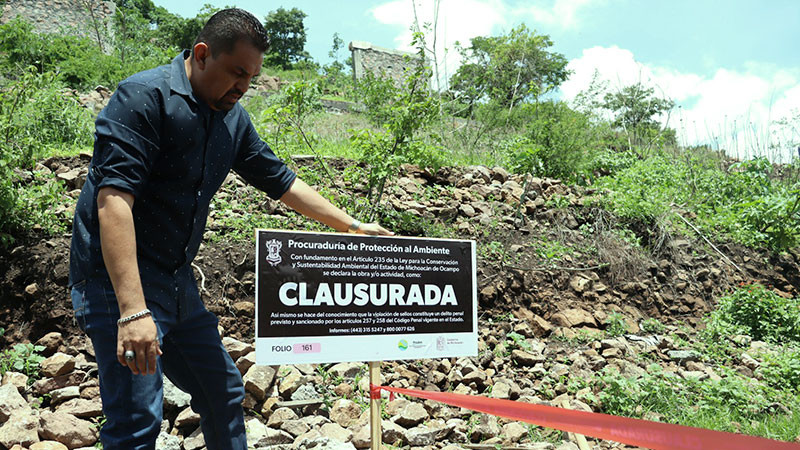 Clausura Proam obras en Cerritos del Quinceo, en el norponiente de Morelia 