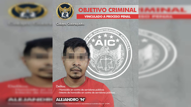 Detienen a Alejandro "N" acusado de matar a un agente de Tránsito de Celaya 