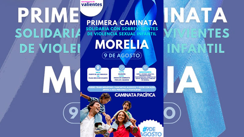 Fucidim y MSCJ marcharán hoy en Morelia contra la violencia sexual infantil  