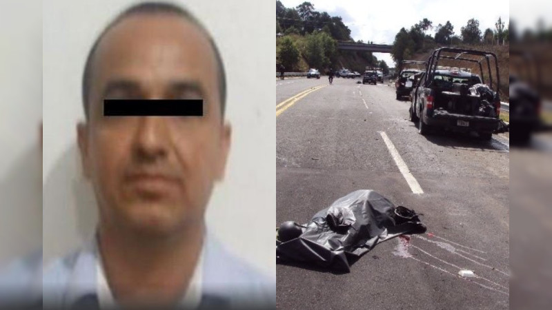 Dan 20 años de cárcel a “La Morsa”, líder Templario, de La Familia y del CJNG, detrás de masacre de 10 policías federales en Zitácuaro, Michoacán 