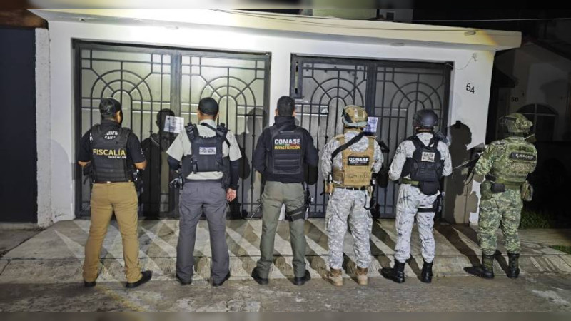 Aseguran 650 dosis de sustancia ilícita en vivienda de Morelia, Michoacán 