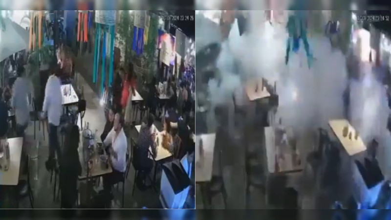 Arrojan granada contra clientes de restaurante en Celaya, Guanajuato 
