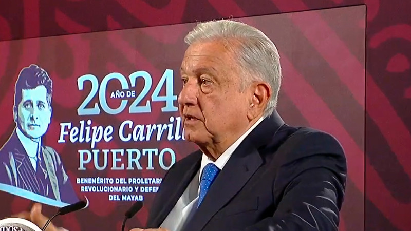 Dice AMLO que carta de Ismael Zambada es parte de la campaña para vincularlo al crimen organizado 