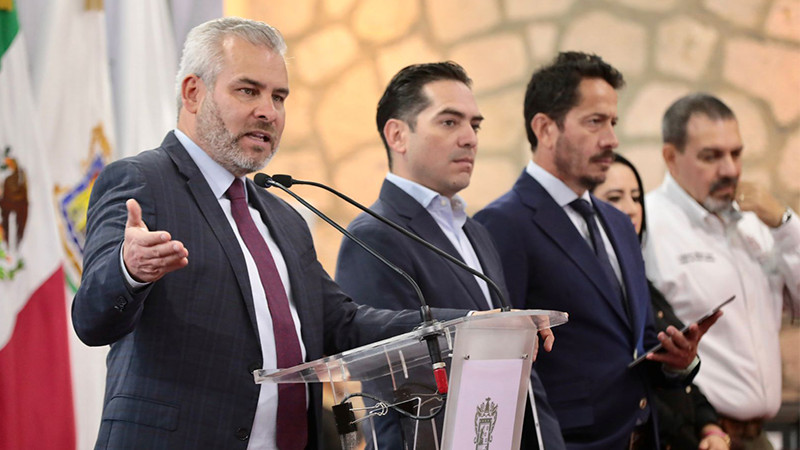 Bedolla presentó a Sheinbaum 6 proyectos de infraestructura para Michoacán 