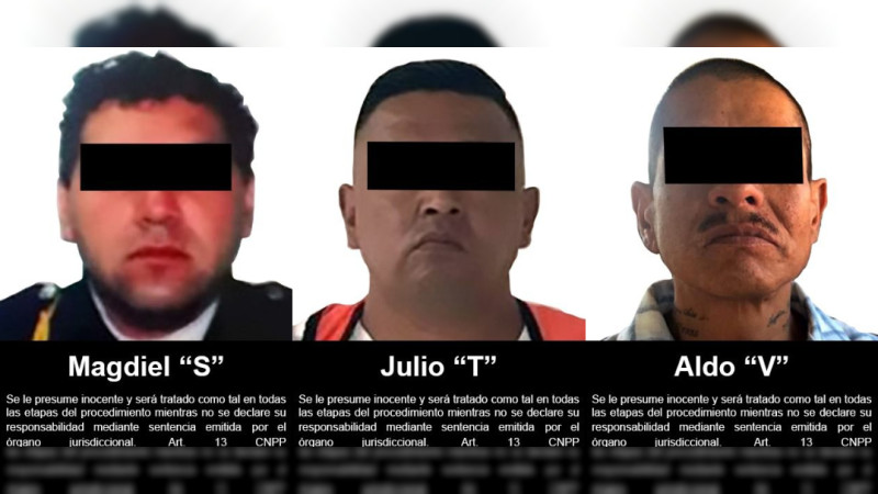 Dan 150 años de cárcel a tres secuestradores que operaban en Edomex 