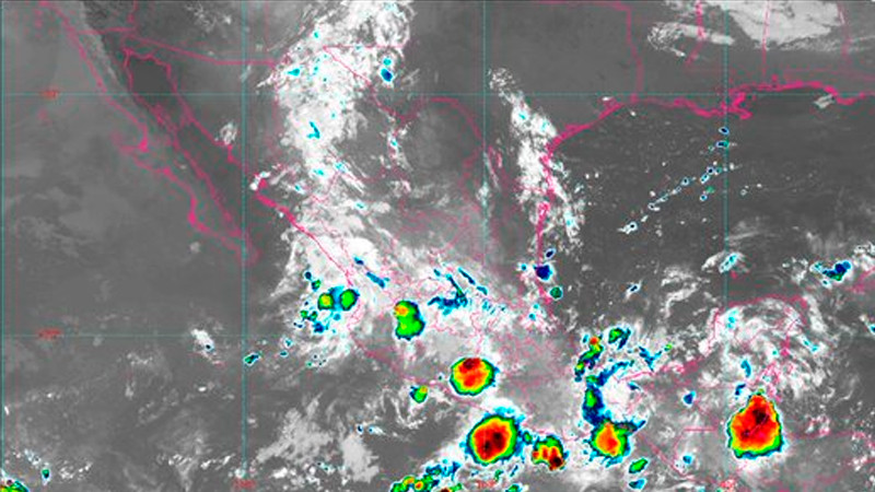 Prevén lluvias puntuales en Veracruz, Tabasco, Oaxaca y Chiapas 