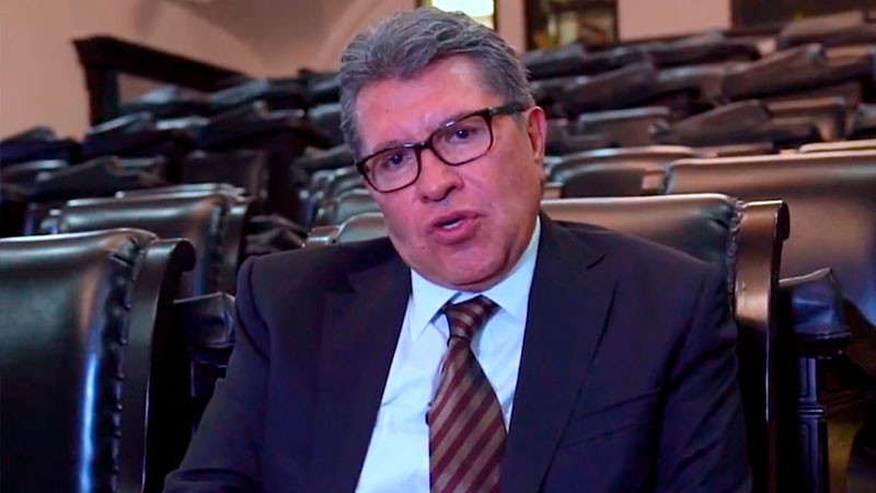 Ricardo Monreal advierte que paro de labores en el PJF sería un delito grave 