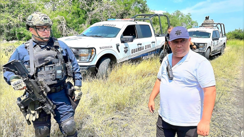 Sin “bajar la guardia”, mantiene Guardia Civil operatividad en Tierra Caliente michoacana