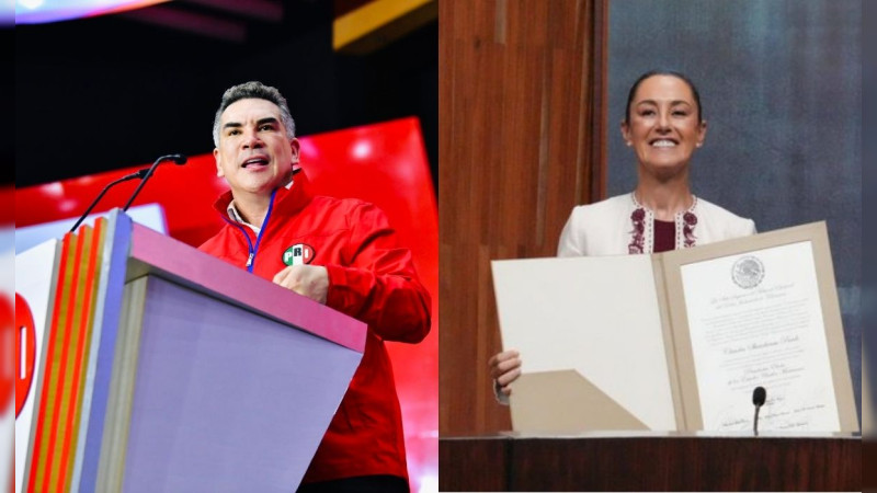 Alito Moreno envió mensaje a Claudia Sheinbaum por recibir su constancia de mayoría en el TEPJF 