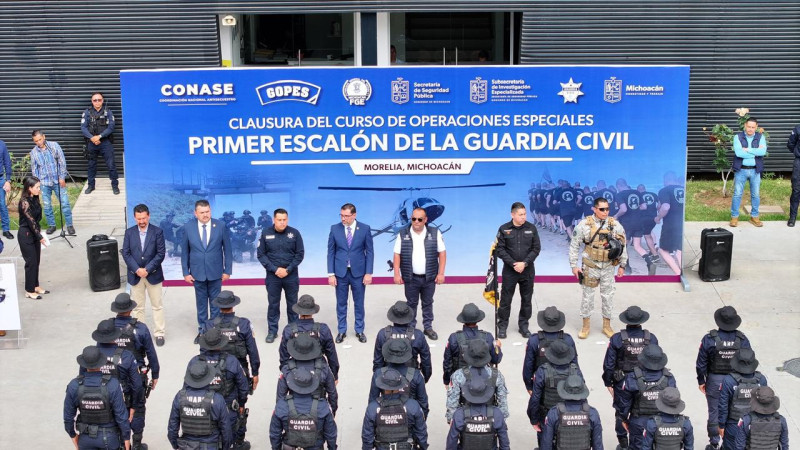 Concluyen agentes de la Guardia Civil curso de operaciones especiales 
