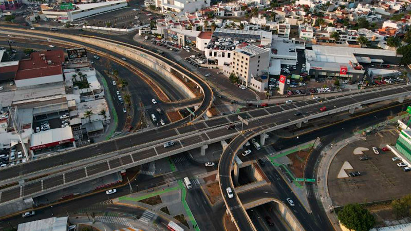 Distribuidores viales de Morelia sin afectaciones tras intensas lluvias: SCOP  