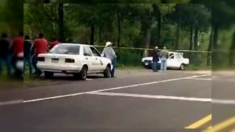 Sin freno violencia contra taxistas en Uruapan, Michoacán: En un mes matan a dos choferes y queman dos vehículos 