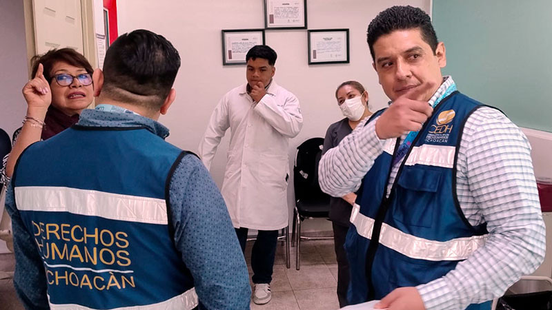 Comisión Estatal de los Derechos Humanos de Michoacán supervisa centro estatal de la transfusión sanguínea 