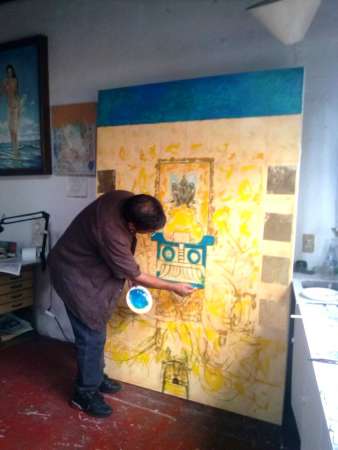 Artista recrea la cosmogonía azteca en 12 toritos de petate, expresión de la cultura michoacana   - Foto 0 