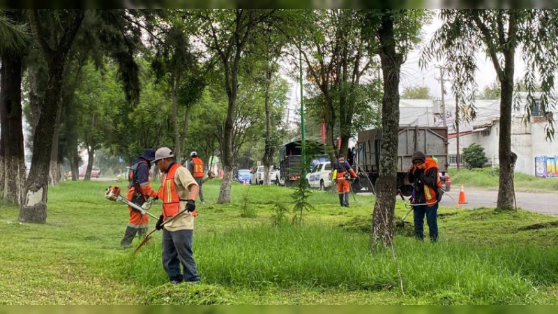 Jornadas sabatinas llegan a Valle Quieto y salida a Charo en Morelia, Michoacán 