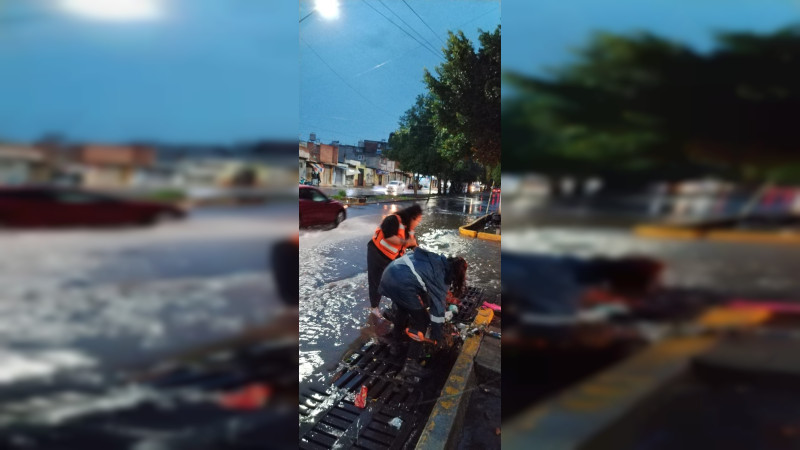 Realizan autoridades municipales recorridos por lluvias 