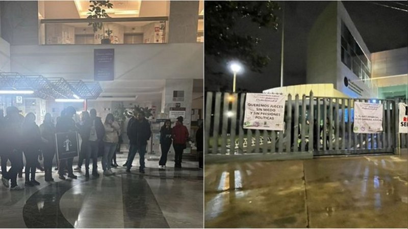 Trabajadores del Poder Judicial arrancan paro de labores debido a la reforma de AMLO 